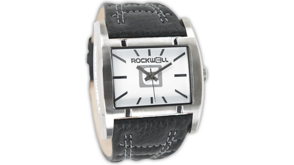 Rockwell Time Apostle Black Leather Case/White Dial Mens Watch AP101