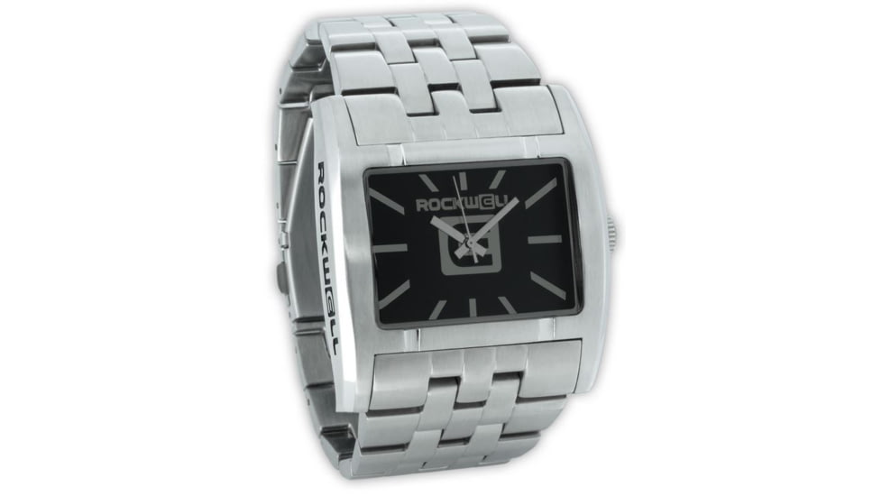 Rockwell Time Apostle Silver Case/Black Dial Mens Watch AP109