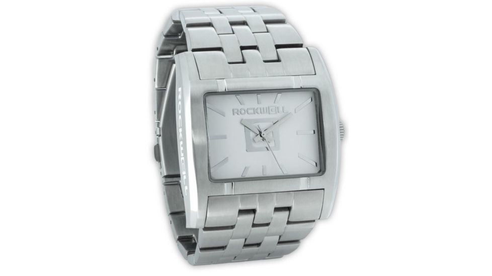 Rockwell Time Apostle Silver Case/White  Dial Mens Watch AP108