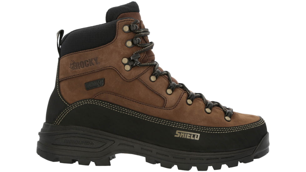 Rocky Boots MTN Stalker Pro Waterproof Mountain Boot - Mens, Brown Black, 7.5, Medium, RKS0527-M-7.5