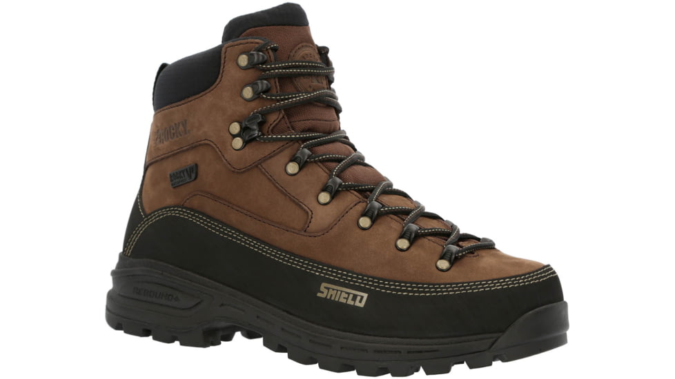 Rocky Boots MTN Stalker Pro Waterproof Mountain Boot - Mens, Brown Black, 7.5, Medium, RKS0527-M-7.5