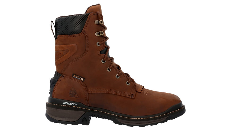 Rocky Boots Rams Horn Composite Toe Work Boot - Mens, 9in, Dark Brown, 11, RKW0407-M-11