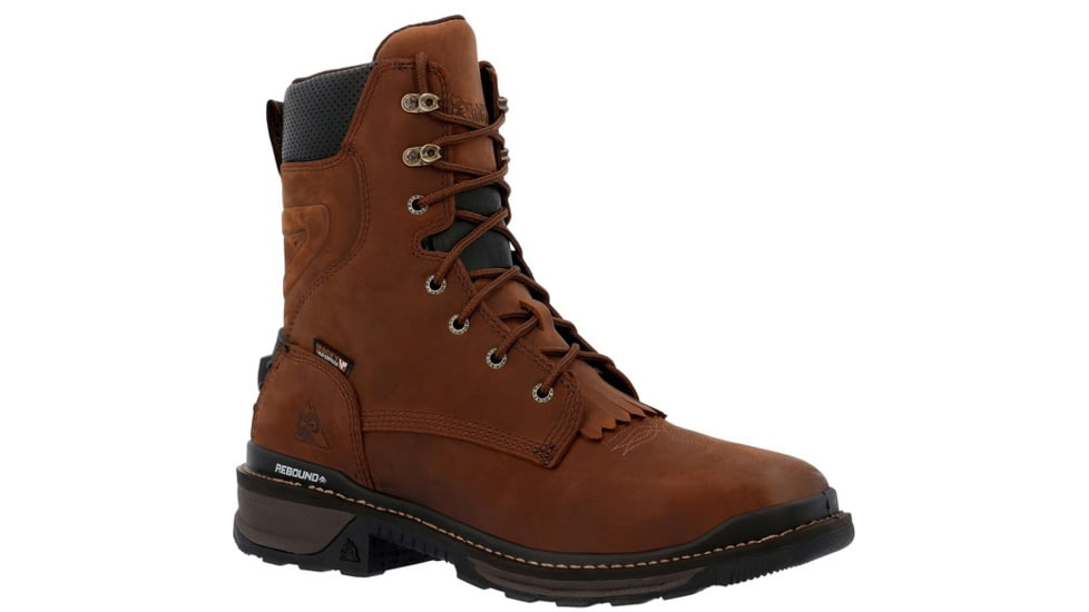Rocky Boots Rams Horn Composite Toe Work Boot - Mens, 9in, Dark Brown, 11, RKW0407-M-11