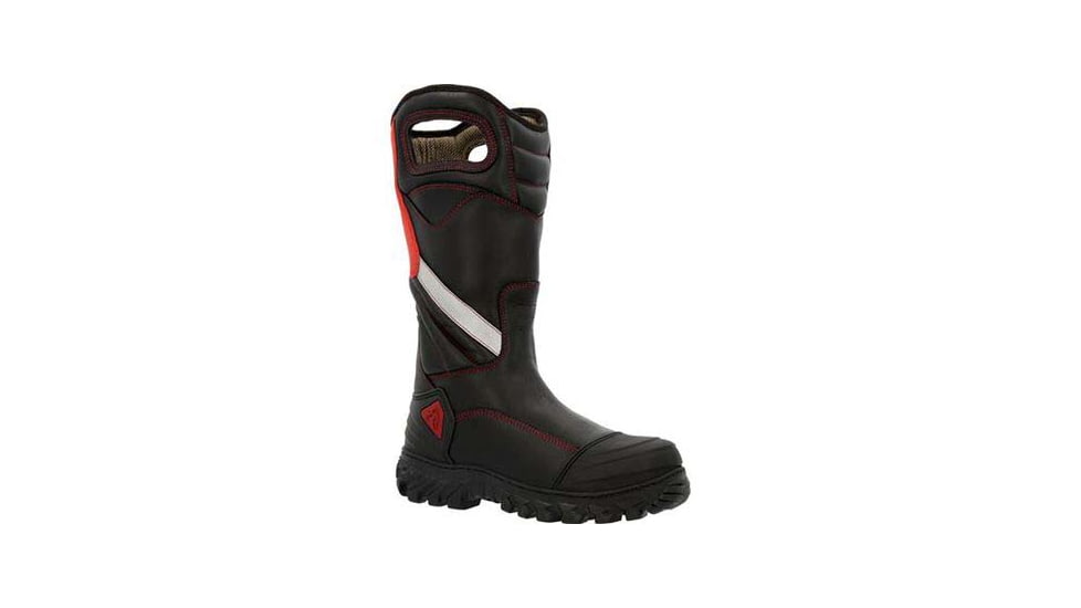 Rocky Boots Rocky Code Red Structure Fire Boots - Mens, Black, 12.5 US, Extra Wide, RKD0087BK125EW