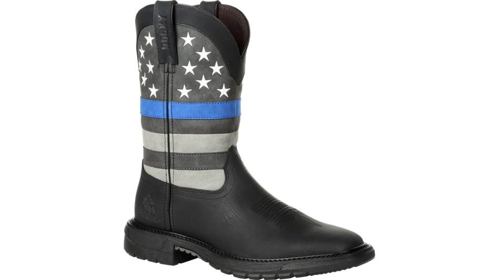 Rocky Boots Blue Line Western Boot, RKD0072BB10M