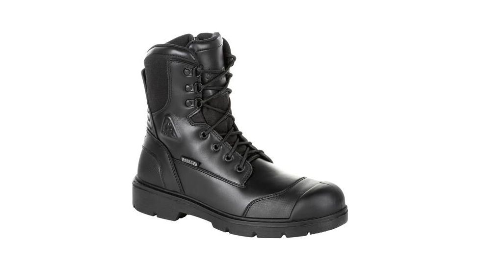 Rocky Boots Pursuit Steel Toe Waterproof Public Service Boot - RKD0049BK6.5W