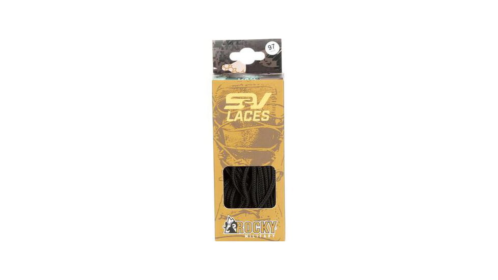 Rocky Boots S2V Laces, Black, 97in, RKC070