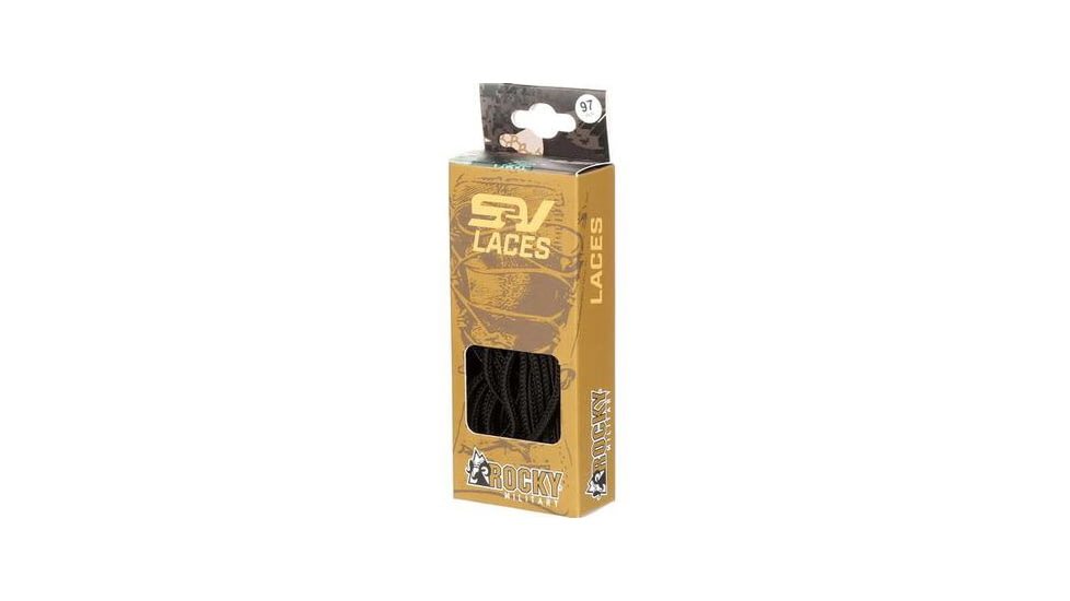 Rocky Boots S2V Laces, Black, 97in, RKC070