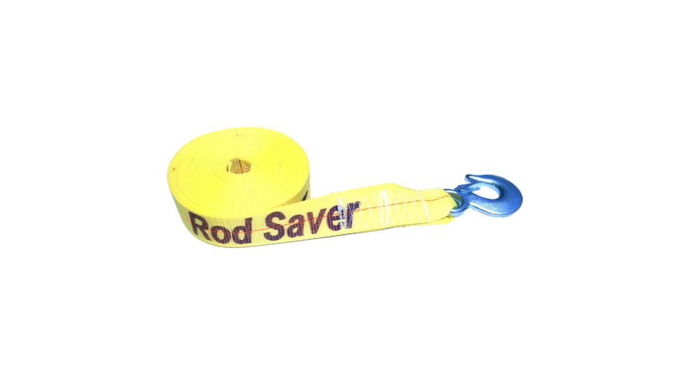 Rod Saver Heavy-Duty Winch Strap Replacement - Yellow - 2&quot; x 20' 78346