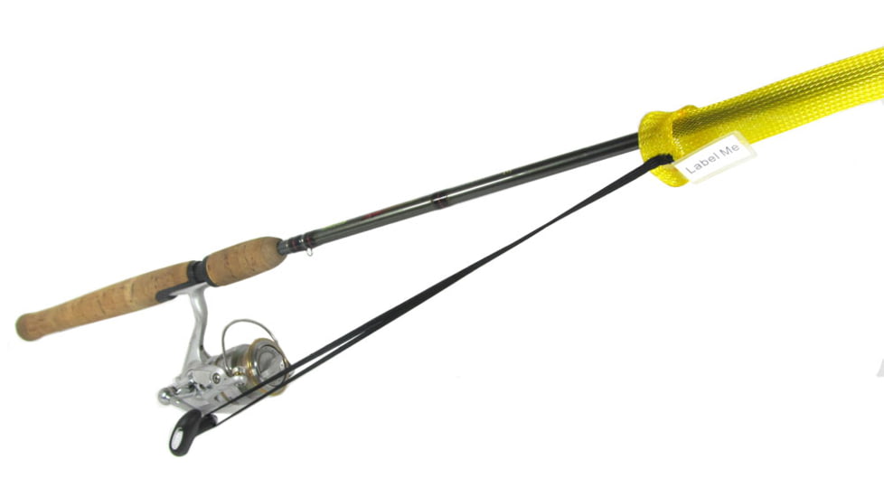 Outkast Tackle Slix Rod Cover - Spinning, 5 Ft., Small/Medium, Yellow, Small/Medium, RS114-5-Y-BG