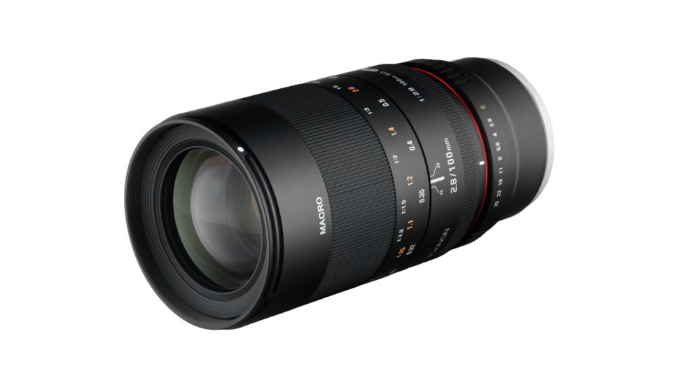 Rokinon 100mm F2.8 Full Frame Macro Camera Lens for Micro Four Thirds, Black 100M-MFT