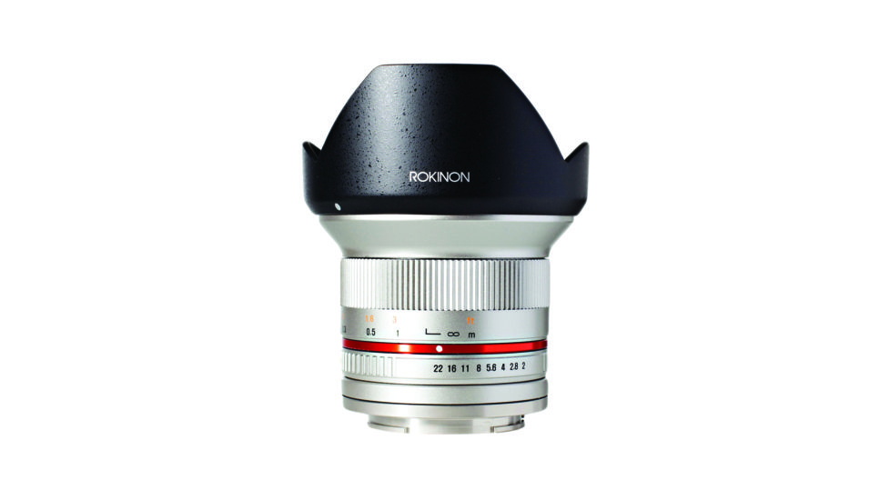 Rokinon 12mm F2.0  Ultra Wide Angle Camera Lens for Sony E-Mount (Silver) RK12M-E-SIL