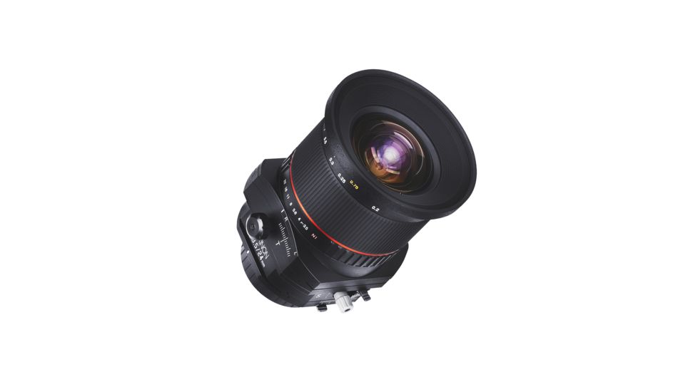 Rokinon 24mm F3.5 Tilt Shift Camera Lens for Canon EF Mount, Black TSL24M-C