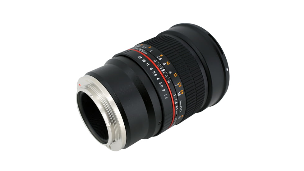 Rokinon 85mm F1.4 Aspherical Camera Lens for Fuji X Mount, Black 85M-FX