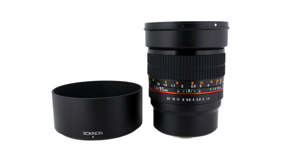 Rokinon 85mm F1.4 Aspherical Camera Lens for Micro Four Thirds Mount, Black 85M-MFT