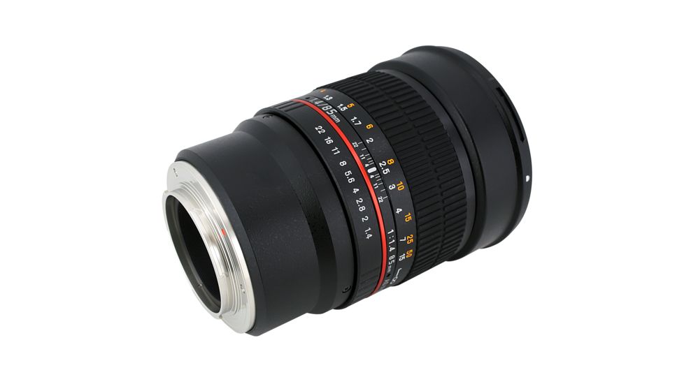 Rokinon 85mm F1.4 Aspherical Camera Lens for Sony E Mount, Black 85M-E