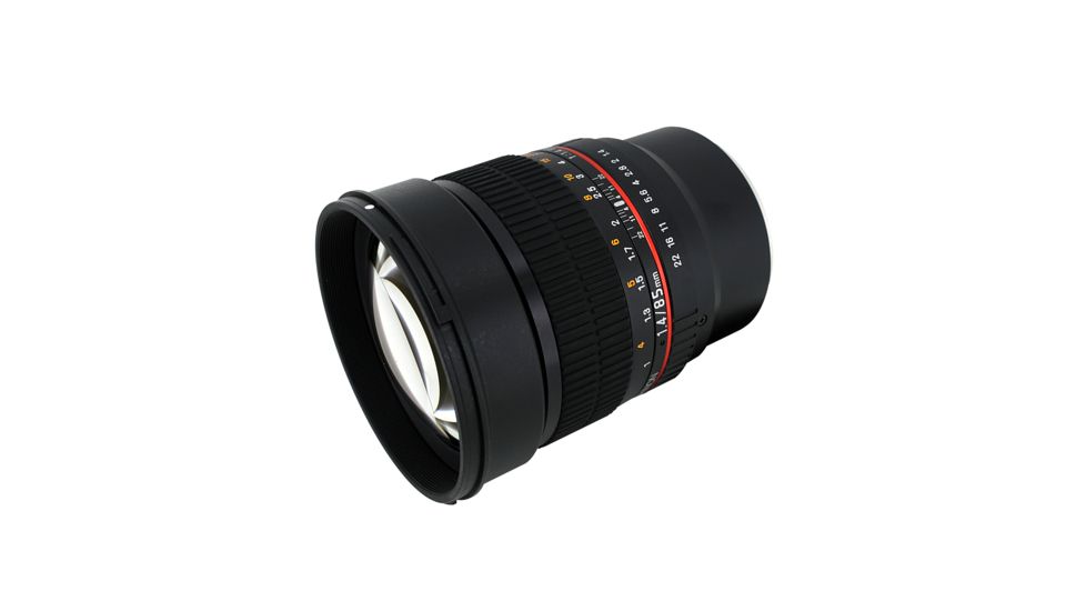 Rokinon 85mm F1.4 Aspherical Camera Lens for Sony E Mount, Black 85M-E
