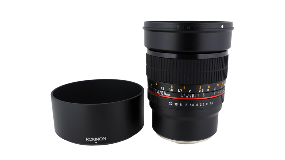 Rokinon 85mm F1.4 Aspherical Camera Lens for Sony E Mount, Black 85M-E