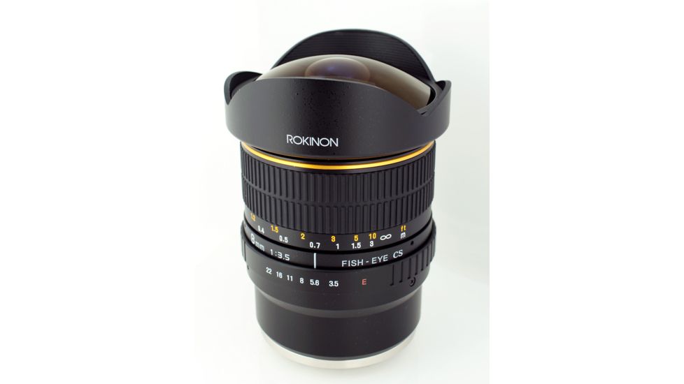 Rokinon 8mm F3.5 Fisheye Camera Lens for Sony E-Mount, Black FE8M-NEX
