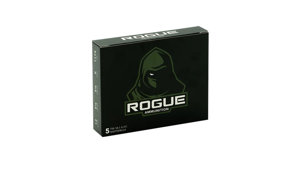 Rogue Ammunition Rogue 12 Gauge 2 1/2oz 3.5in Shotgun Ammo, #7, 5 Rounds, RA-TSS-12-312-212-7