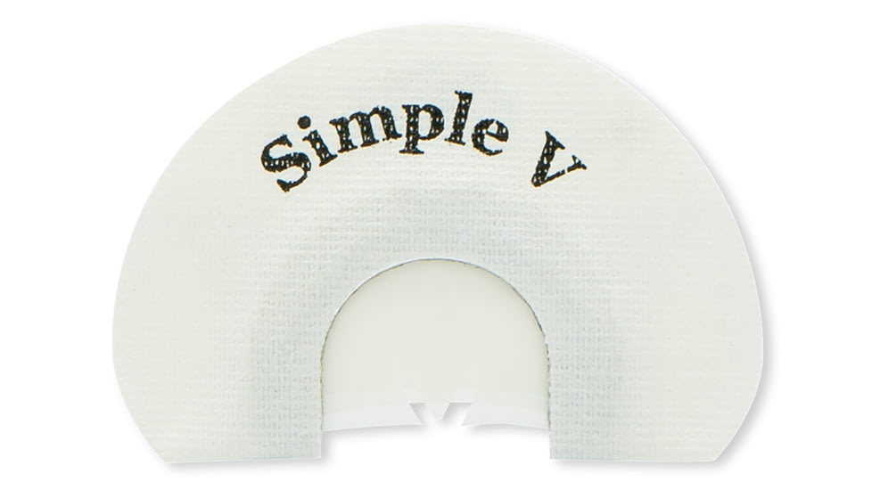 Rolling Thunder Game TC006-SV Simple Diaphragm Call 2 Reed V-Cut Attracts T