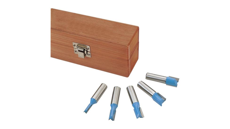 Roman Carbide 5 pc. Straight Bit Set 1/2in Shank DC1701