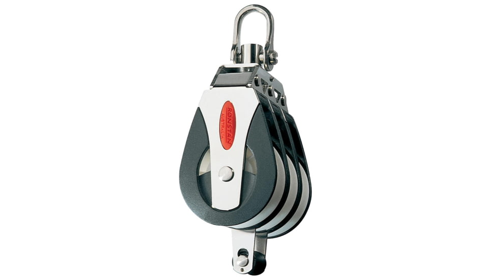 Ronstan Series 40 All Purpose Block - Triple - Becket - Swivel Head 70601