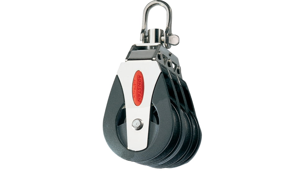 Ronstan Series 40 Ball Bearing Block - Triple - Swivel Head 70618