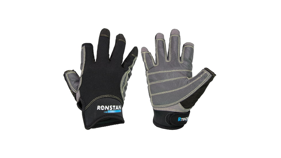 Ronstan Sticky Race Gloves - 3-Finger - Black - L, CL740L