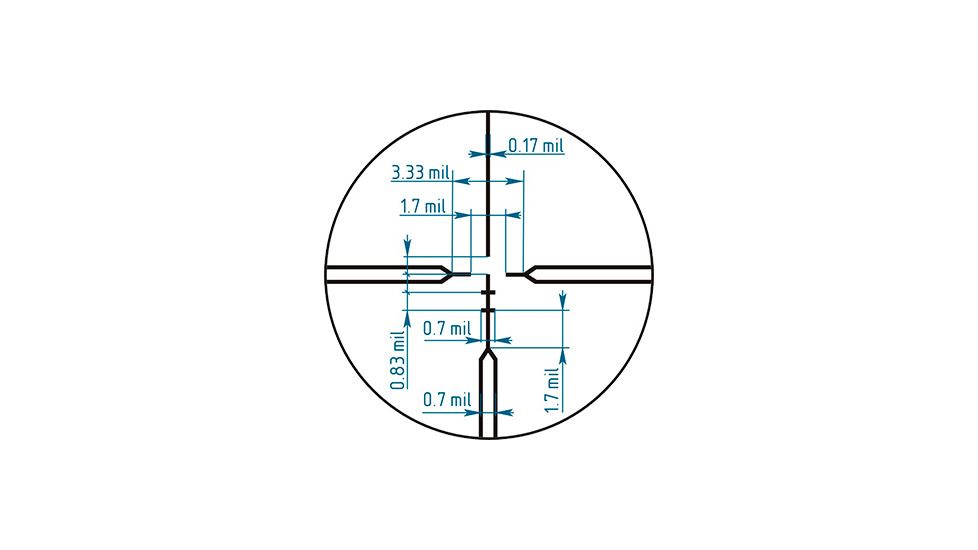ROS Optics CTS 3-12x50mm Multipurpose Collimator Rifle Scope Illuminated Reticle