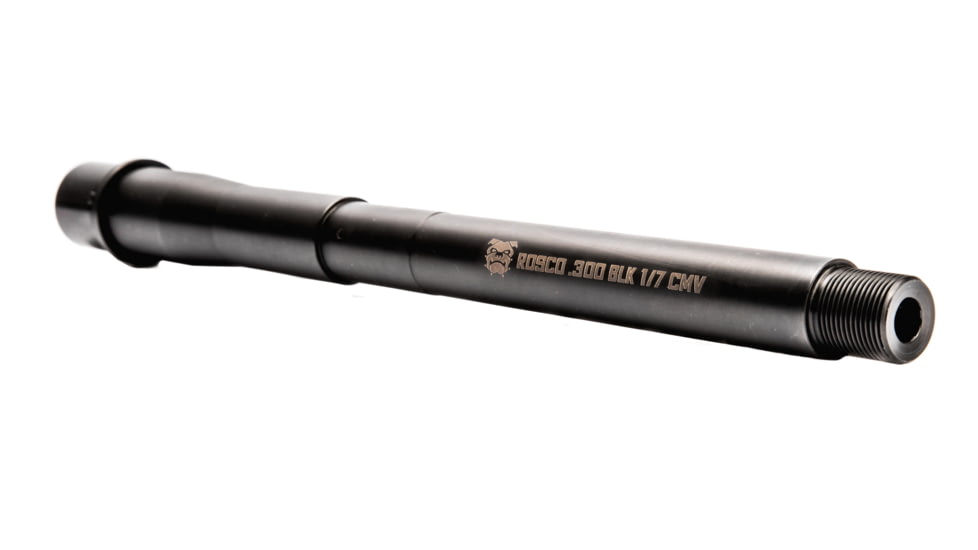 Rosco Manufacturing Bloodline .300 AAC Blackout Barrel, 10.5 in, Pistol, Heavy, 1-7 Twist, 5/8x24 Thread, Nitride, Black, BL-105-HB-300BLK-7-P