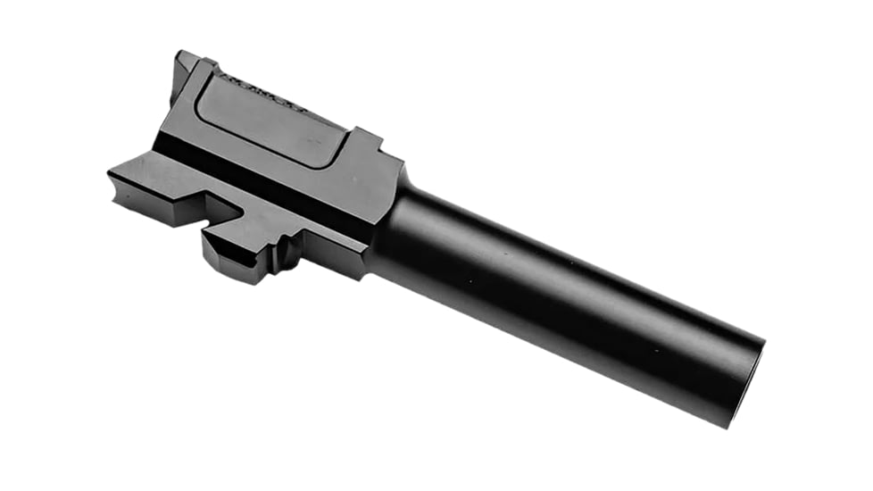 Rosco Manufacturing Bloodline V2 Glock 43 9mm Luger Non-Threaded Pistol Barrel, 3.4in, 1-10 RH, Melonite, Black, BL-G43-9MM-M-STD-V2