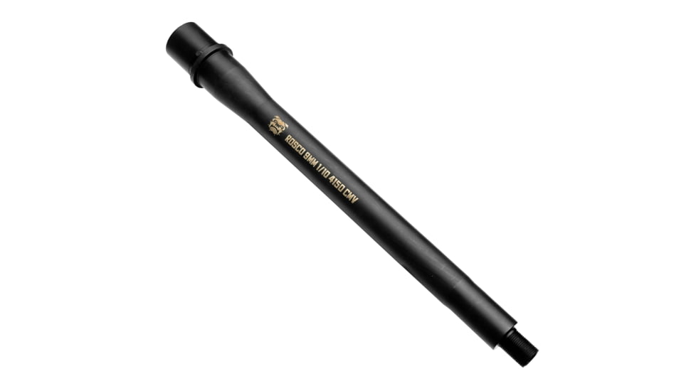 Rosco Manufacturing Bloodline Barrel, 9mm, 10.5 inch, 1/10 Twist, 1/2 x 28 Thread, Black Nitride, BL-105-M4-9MM-10