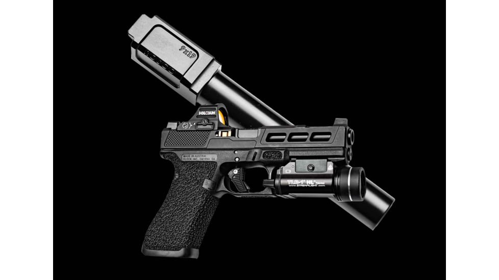 Rosco Manufacturing Bloodline Glock 17 Barrel, 9mm, 4.5in, Pistol, 1-10 Twist, Non-Threaded, Melonite, Black, Black Nitride, BL-G17-9mm-M-STD