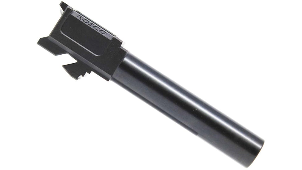 Rosco Manufacturing Bloodline Glock 19 Barrel, 9mm, 4in, Pistol, 1-10 Twist, Non-Threaded, Melonite, Black, Black Nitride, BL-G19-9mm-M-STD