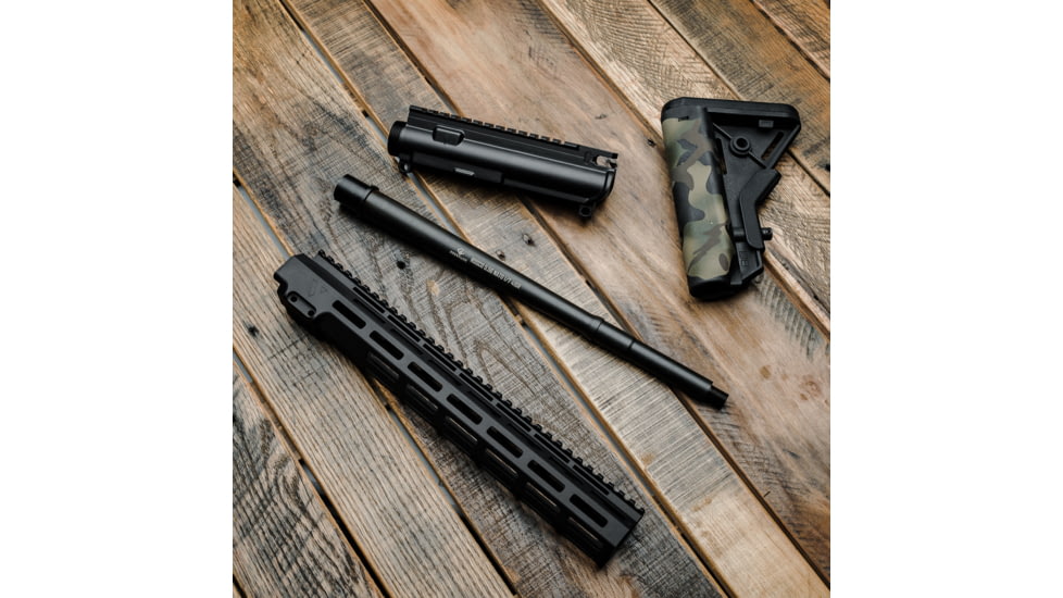 Rosco Manufacturing K9 Greenline Tactical Barrel, 5.56 NATO, 11.5 inch, 1-7 Twist, 1/2 x 28 Thread, Mid-length, Black Nitride, K9-115-HY-DUFFY-556-7-PT
