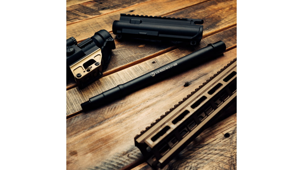 Rosco Manufacturing K9 Sauce Pack Rifle Barrel, 5.56mm, Patrol, 12.5 inch, 1-7 Twist, 1/2x28 Thread, Nitride, Black, SP-K9-125-556-BCG-GTS-NGB-000