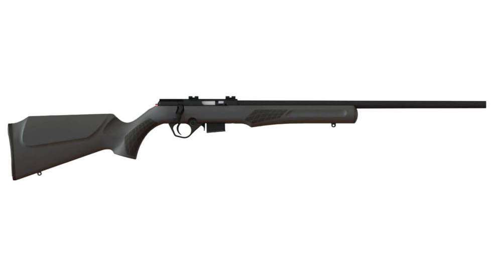 Rossi RB Bolt Action Rifle, .17 Hornady Magnum Rimfire, 21in Barrel, Synthetic Black Stock, Black, RB17H2111-FRRMPG