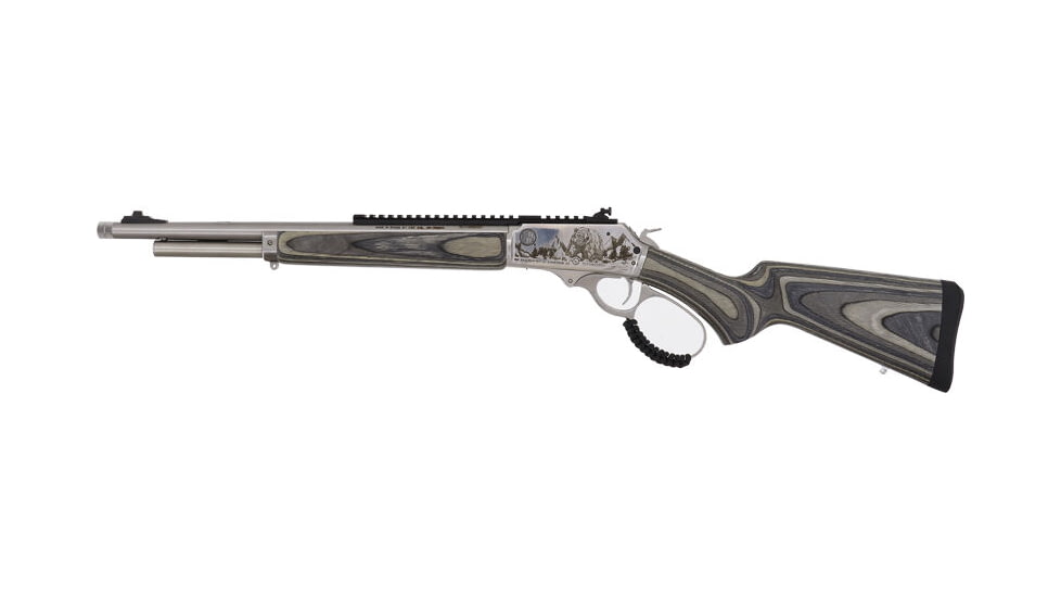 Rossi R95 Bear Scene Lever Action Rifle, .45-70 Government, 18in Barrel