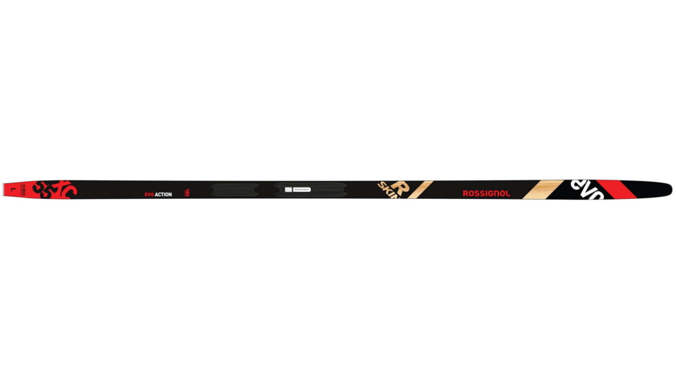 Rossignol Evo XC 55 Rskin/Control SI Ski - Mens, Black/Red, 195, RHKWC05 000195