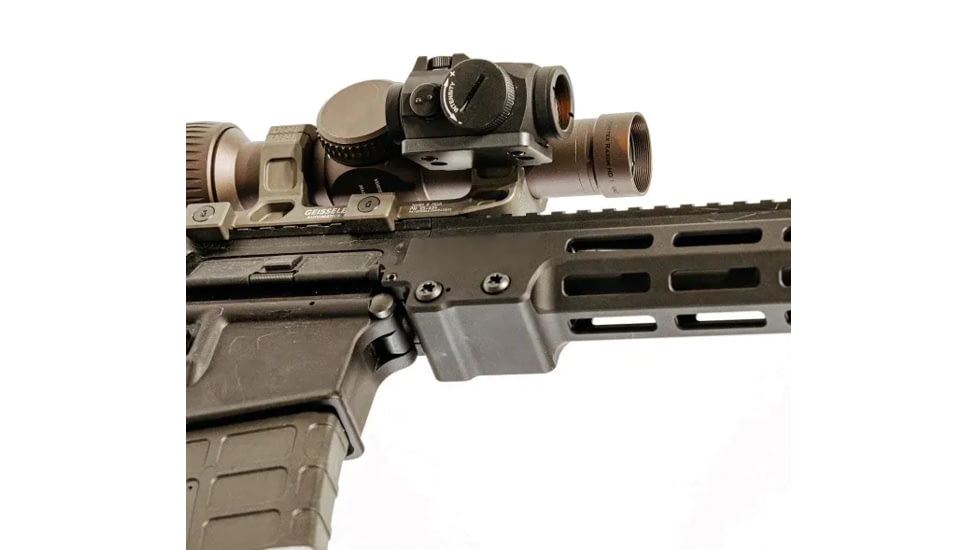 Rotapoint 35 Offset Mount for 30mm Geissele &amp; Reptilia AUS Mounts, Aimpoint Micro Footprint, Right Hand, Black, 30mm, A30