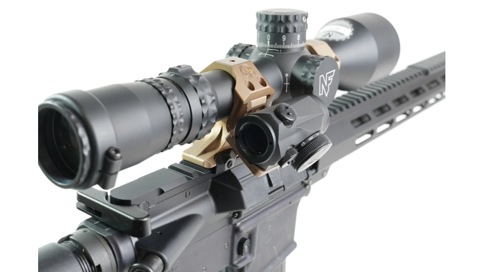Rotapoint 35 Offset Mount for 30mm Geissele &amp; Reptilia AUS Mounts, Aimpoint Micro Footprint, Right Hand, FDE, 30mm, A30-FDE