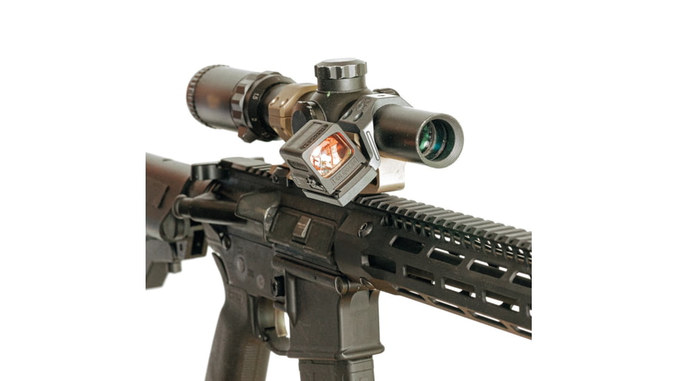 Rotapoint 35 Offset Mount for 30mm Geissele &amp; Reptilia AUS Mounts, Holosun 509T Footprint, Ambi, Black, 30mm, H30