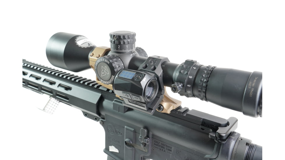 Rotapoint 35 Offset Mount for 30mm Geissele &amp; Reptilia AUS Mounts, Holosun 509T Footprint, Ambi, Black, 30mm, H30