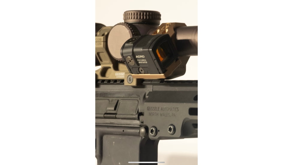 Rotapoint 35 Offset Mount for 30mm Geissele &amp; Reptilia AUS Mounts, Aimpoint Acro Footprint, Ambi, FDE, 30mm, AC30-FDE