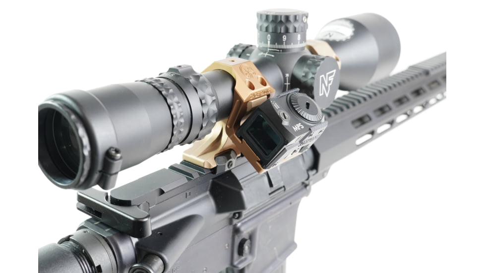 Rotapoint 35 Offset Mount for 30mm Geissele &amp; Reptilia AUS Mounts, Aimpoint Acro Footprint, Ambi, FDE, 30mm, AC30-FDE
