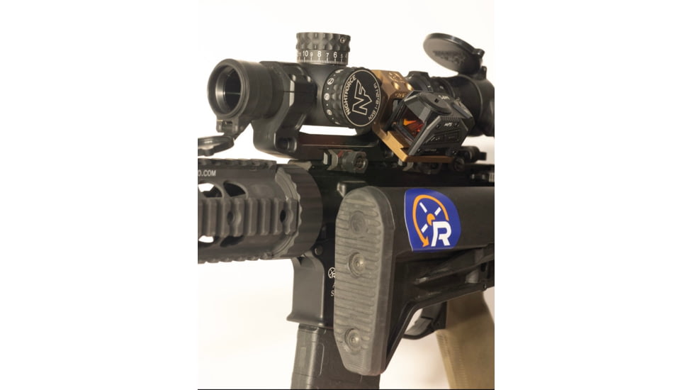Rotapoint 35 Offset Mount for 30mm Geissele &amp; Reptilia AUS Mounts, Aimpoint Acro Footprint, Ambi, FDE, 30mm, AC30-FDE