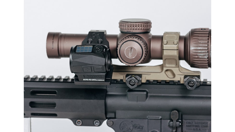 Rotapoint 35 Offset Mount for 30mm Geissele &amp; Reptilia AUS Mounts, Holosun 509T Footprint, Ambi, Black, 30mm, H30