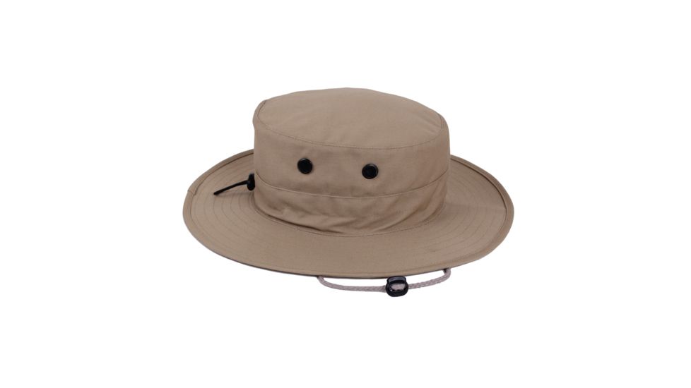Rothco Adjustable Boonie Hat, Khaki, 52557-Khaki