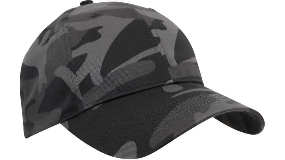Rothco Adjustable Camo Fatigue Cap 4540, One Size, Black Camo, 3549-BlackCamo-OneSize